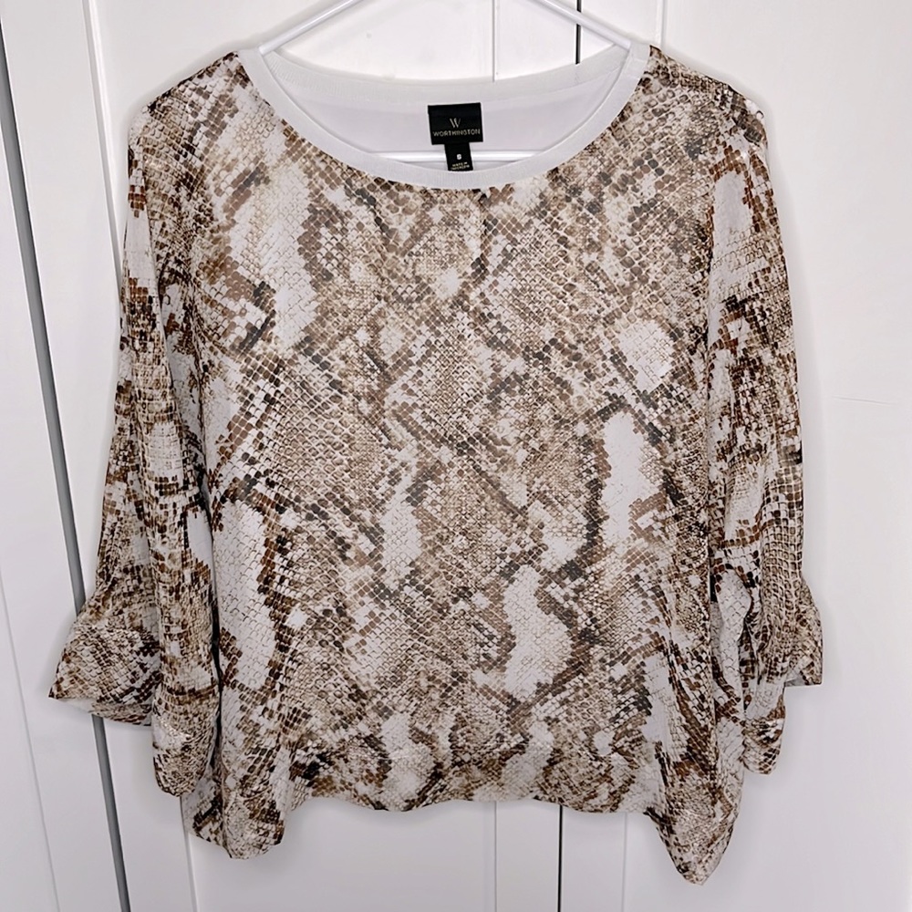 Animal Print Blouse